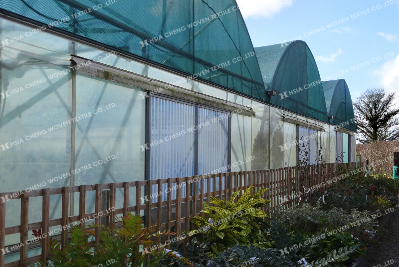 Có thể lắp đặt lưới che nắng bên ngoài nhà kính 